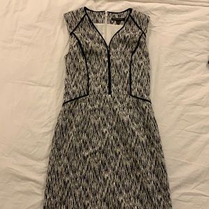 Banana Republic black and white dress